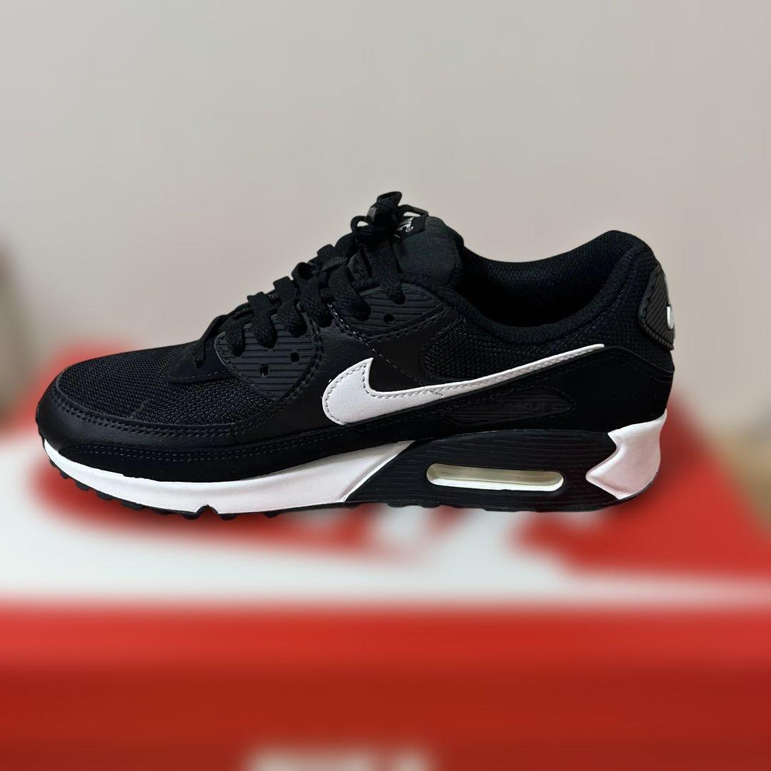 NIKE AIR MAX 90 ウィメンズ26.5cmブラック 黒
