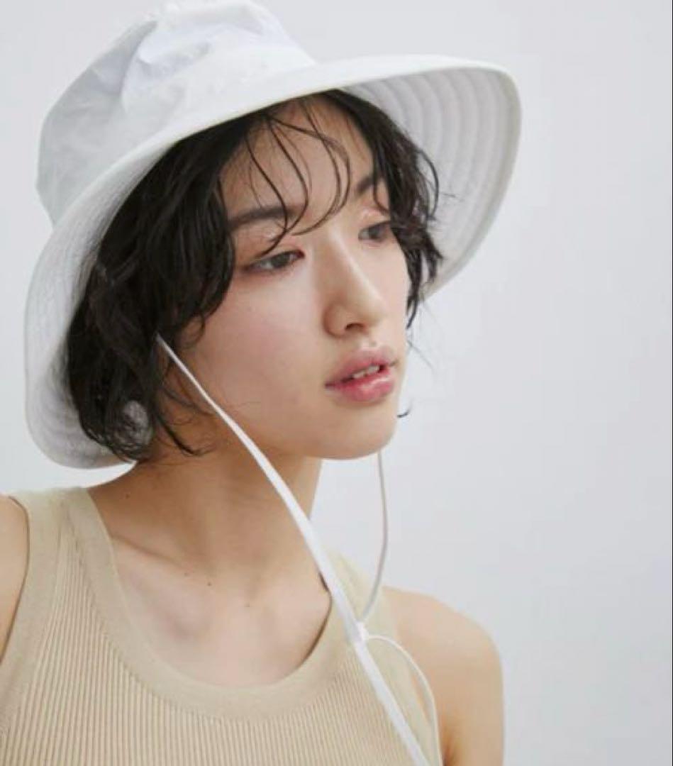 PHEENY フィーニー コットンナイロン ダンプハット ホワイト