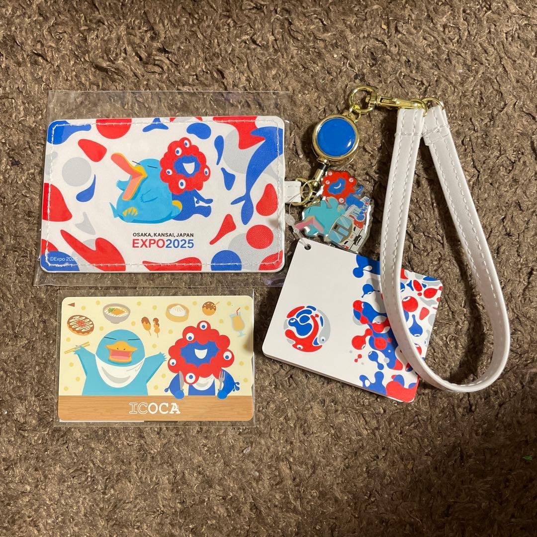大阪関西万博EXPO2025　限定ミャクミャク　ICOCA &合皮パスケース