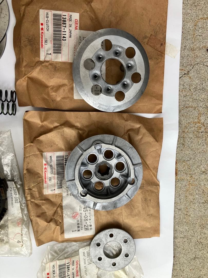 カワサキ　KSR80 クラッチ部品　まとめ売り　中古