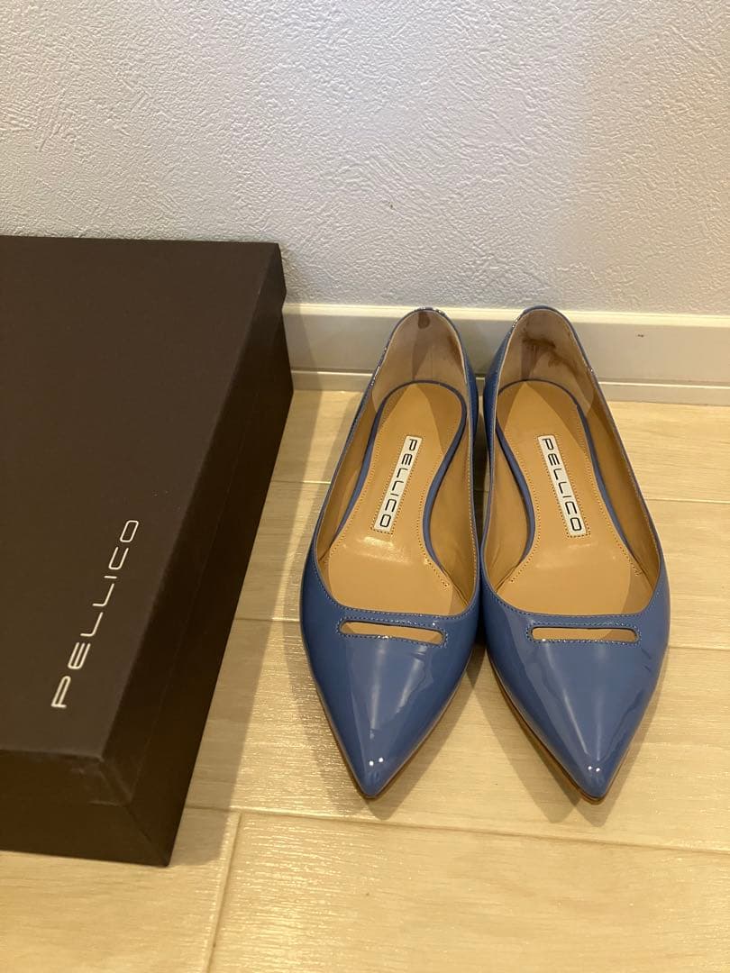 PELLICO エナメル フラットシューズ 36