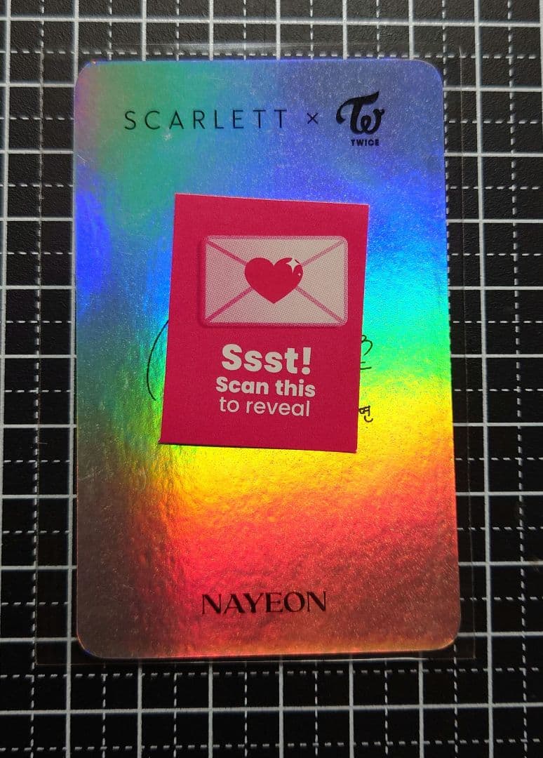 TWICE scarlet スカーレット 第1弾 インドネシア ナヨン トレカ