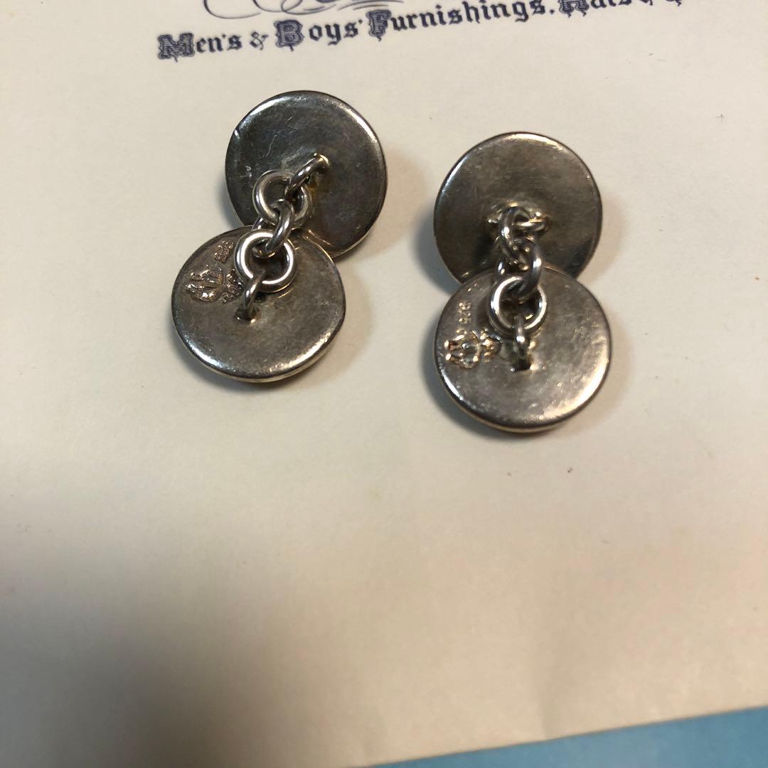 butch未使用箱付BrooksBrothers』GFチェーンカフス925