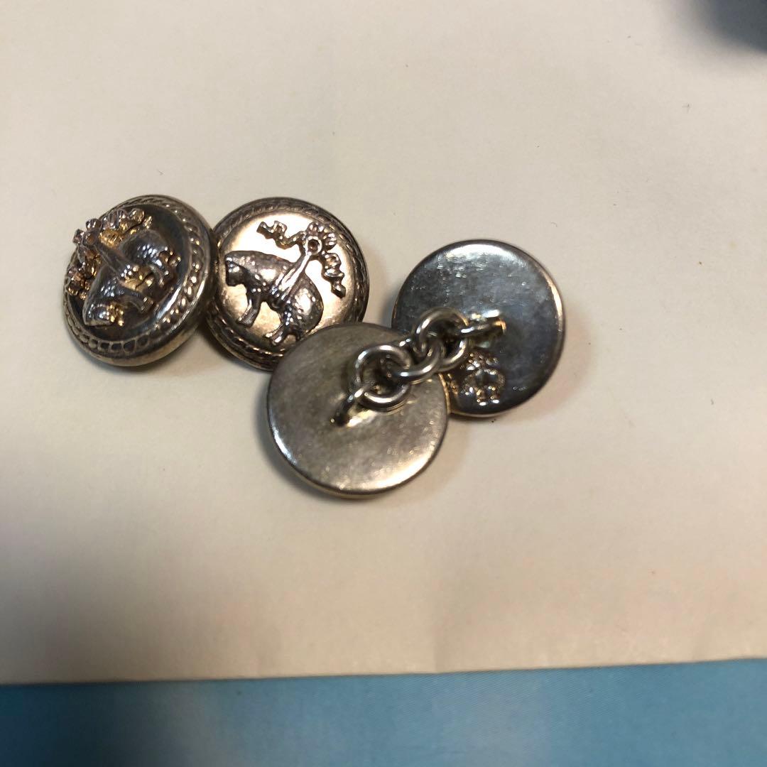 butch未使用箱付BrooksBrothers』GFチェーンカフス925