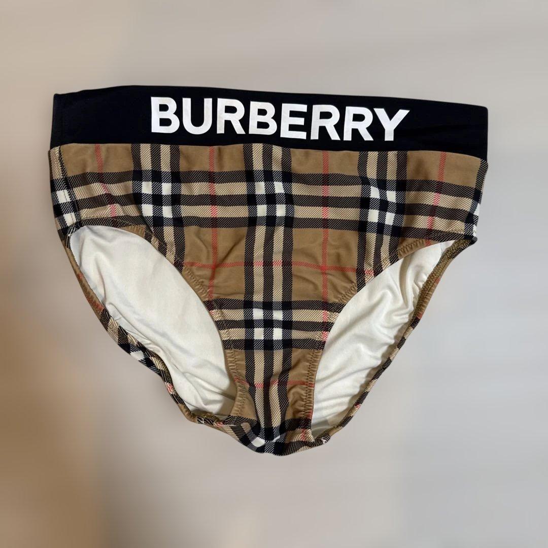 【極美品】BURBERRY チェック柄 セパレート水着キッズ／レディース