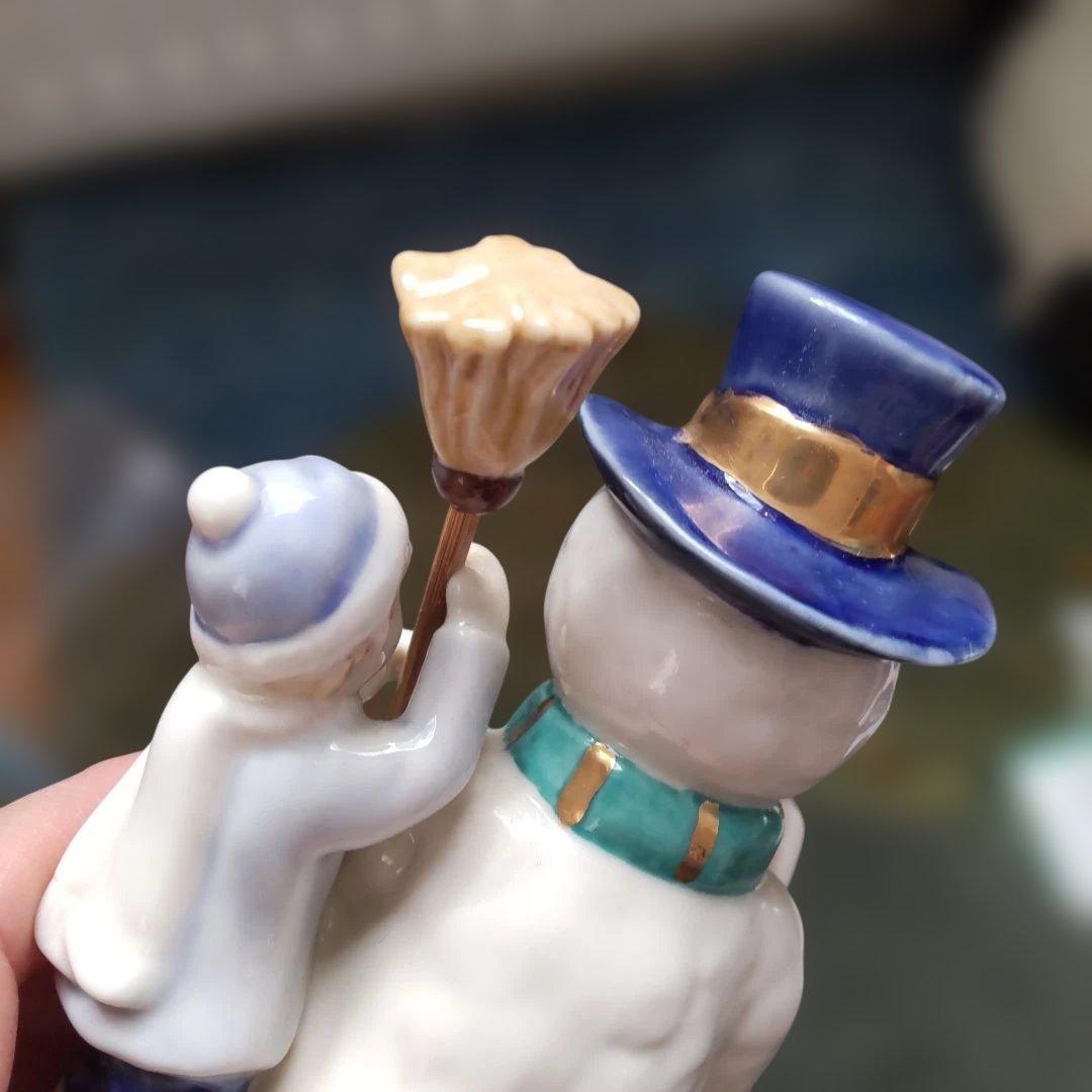 ロイヤルコペンハーゲン　クララとペーターと雪だるま　フィギュリン