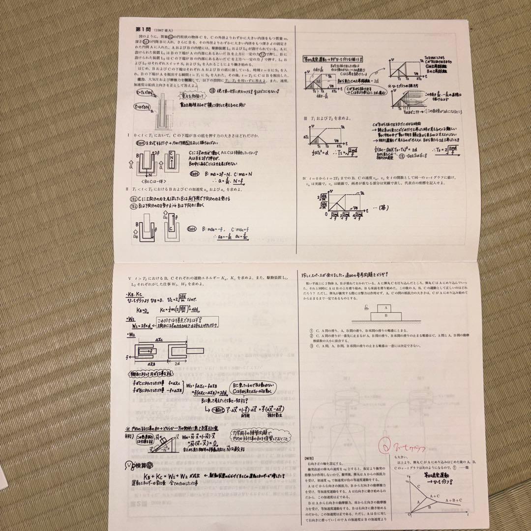 2022年度鉄緑会 高3後期 入試物理演習 全13回 授業資料　久保先生