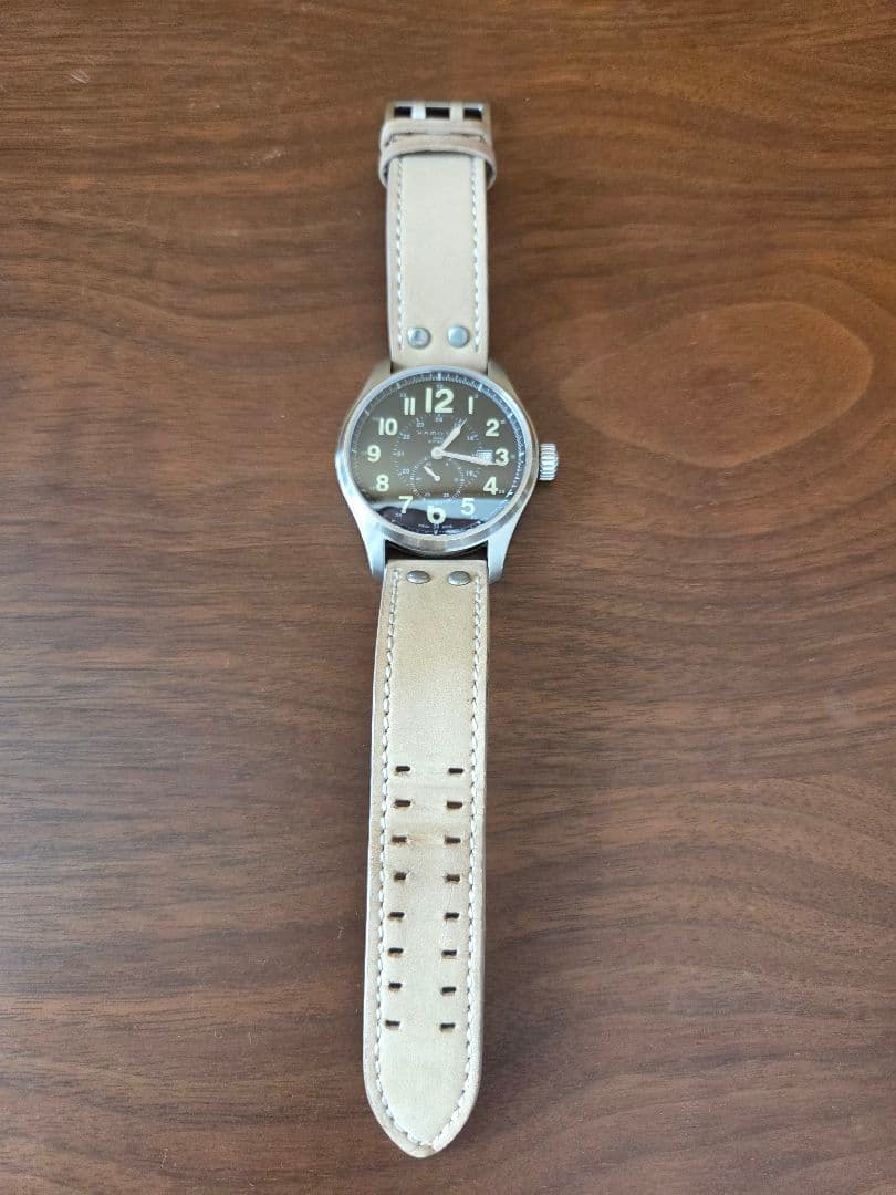 HAMILTON　カーキ・オフィサー・オートH70655733