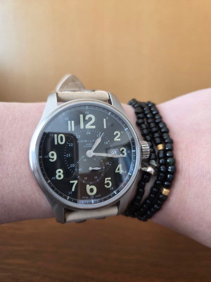 HAMILTON　カーキ・オフィサー・オートH70655733