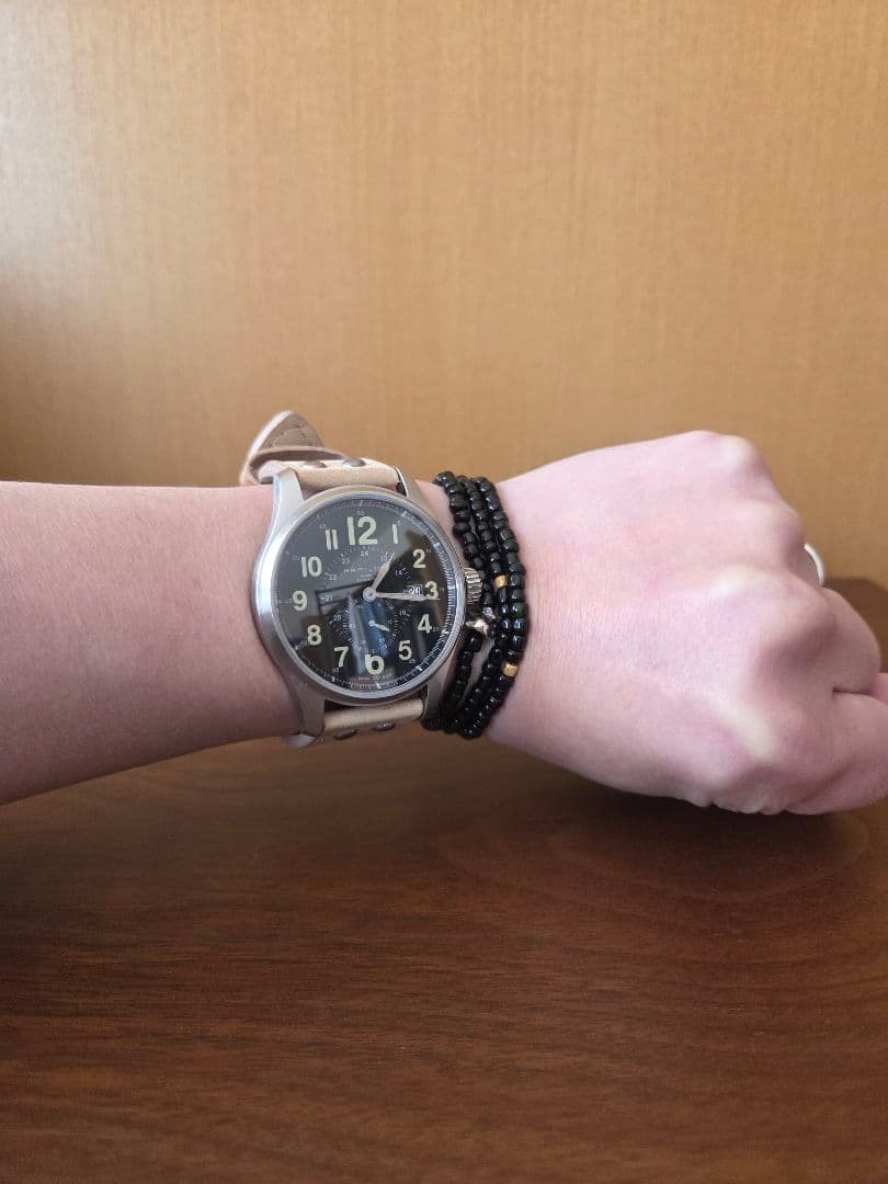 HAMILTON　カーキ・オフィサー・オートH70655733