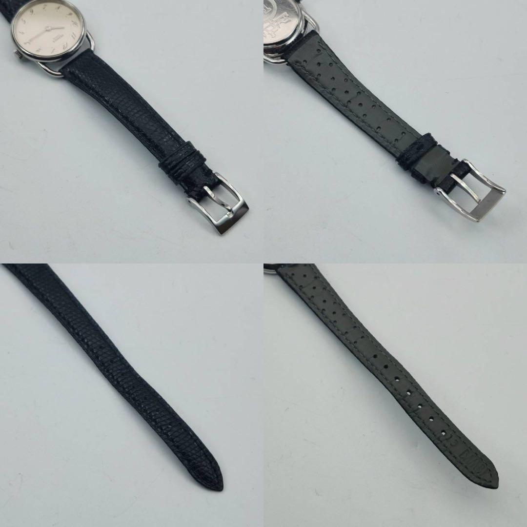 エルメス　アルソー　シルバー　ホワイト文字盤　レディース　クォーツ　腕時計