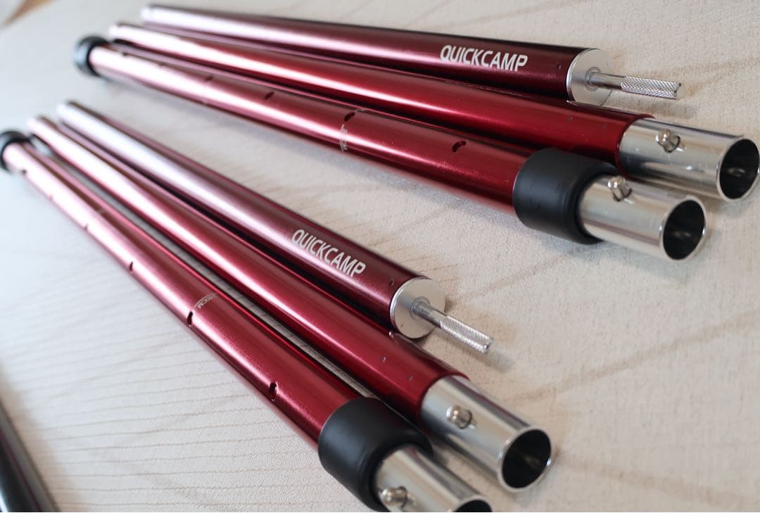 タープポール 4本セット（クイックキャンプ）