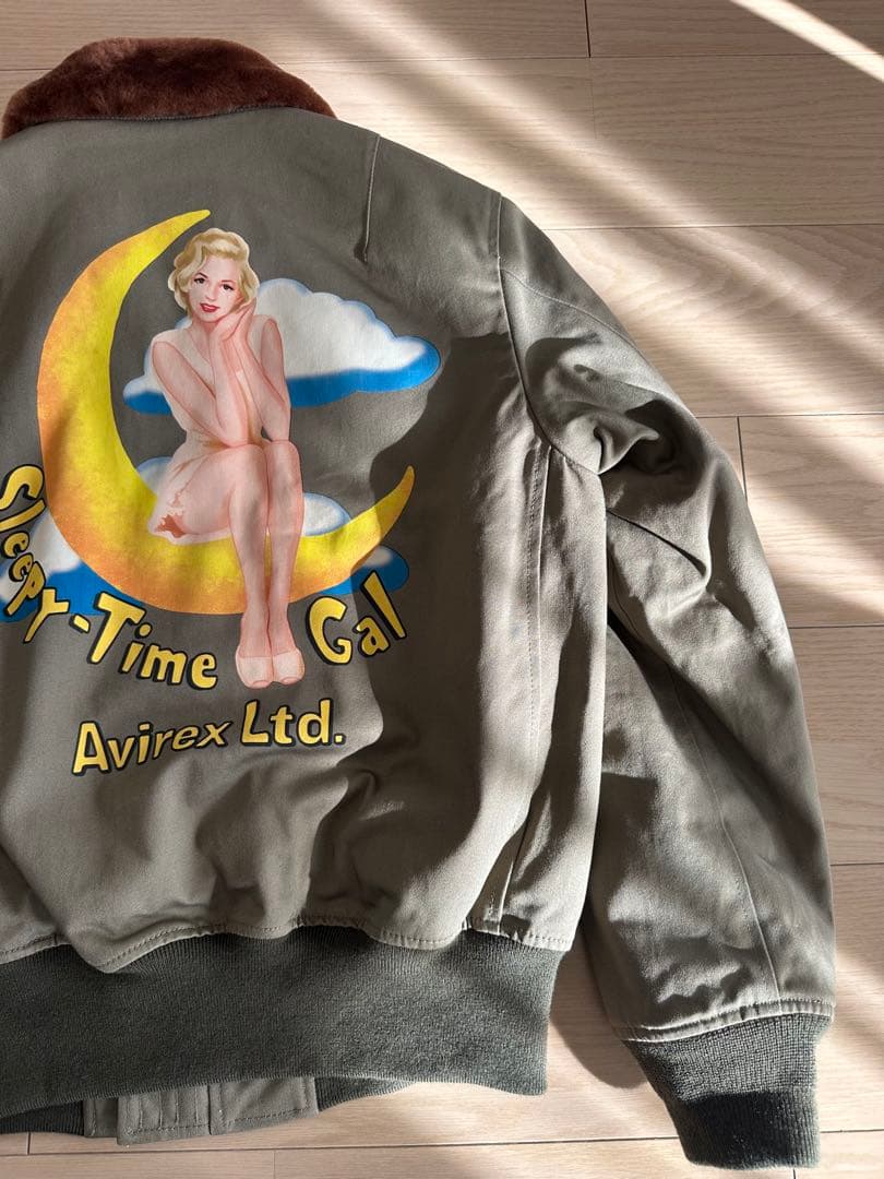 新品未使用タグ付き　AVIREX B-15A Sleepy Time Gal