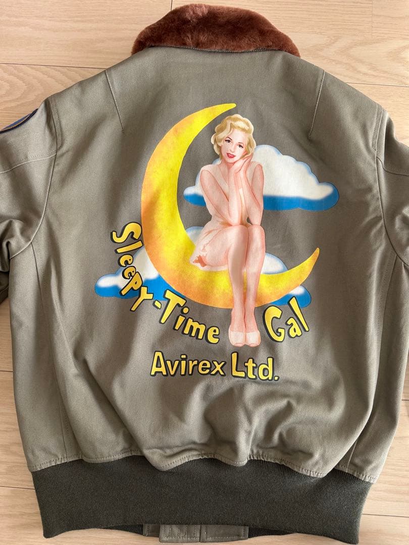 新品未使用タグ付き　AVIREX B-15A Sleepy Time Gal