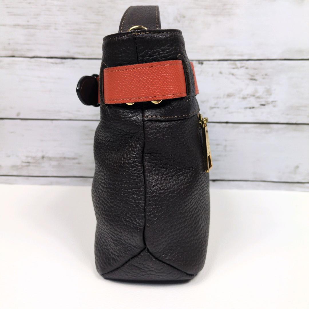 IANNE イアンヌ エルぺ ショルダーバッグ ブラウン 2way 斜め掛け