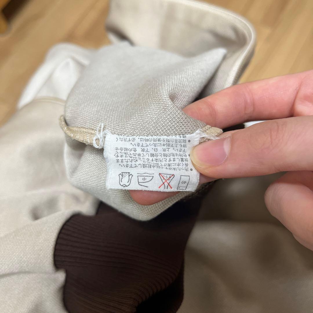 在原みゆ紀 希少 アディダス デサント ジャージ ベージュ トラックジャケット