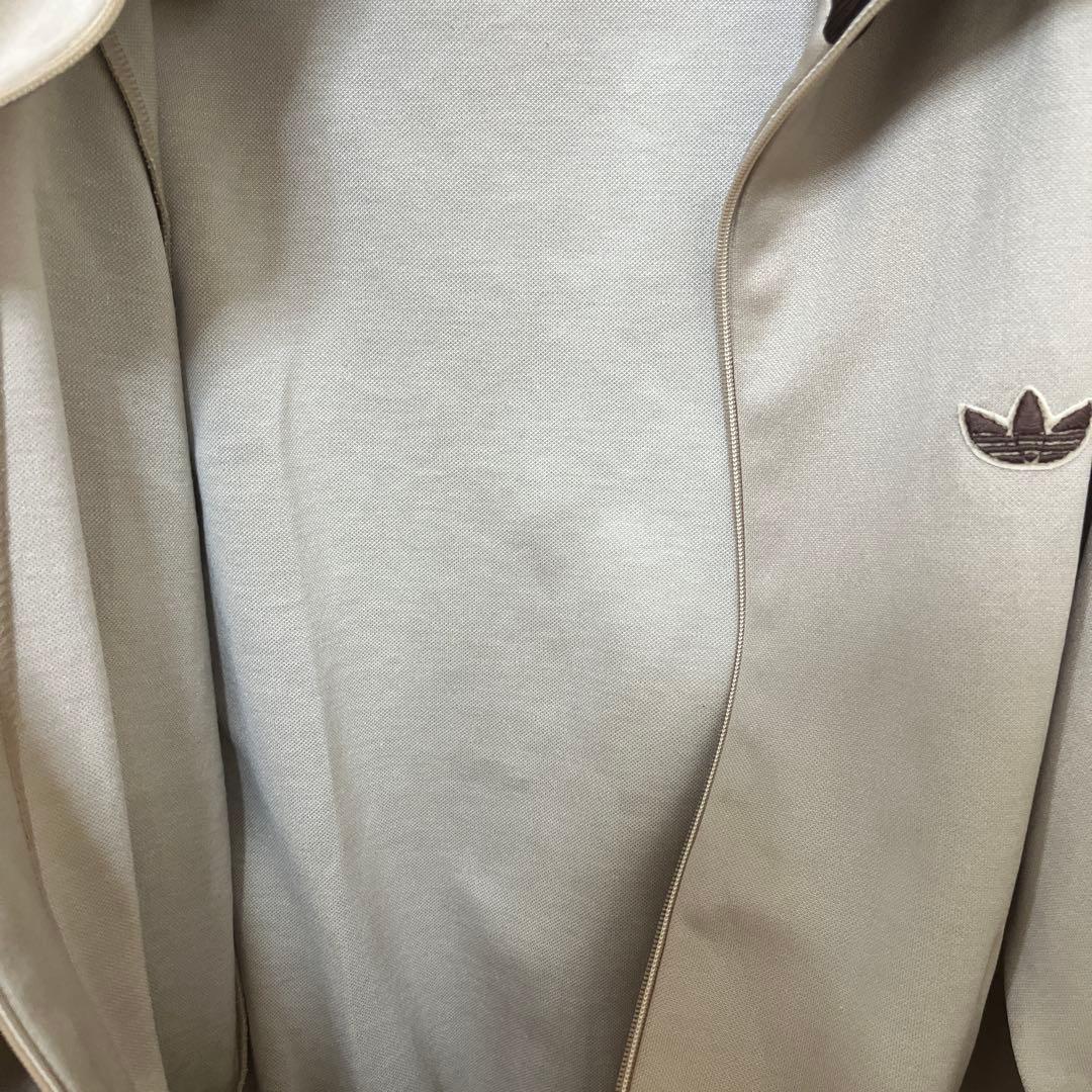 在原みゆ紀 希少 アディダス デサント ジャージ ベージュ トラックジャケット