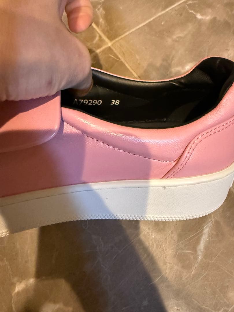 sergio rossi ピンク スリッポンスニーカー　38