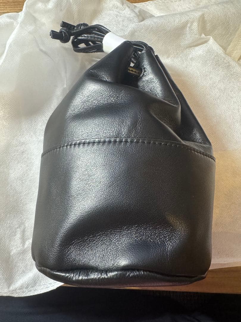 【新品未使用】 きむちゃんねる 魚拓の巾着 （黒×ブルー） 限定販売 シール付き