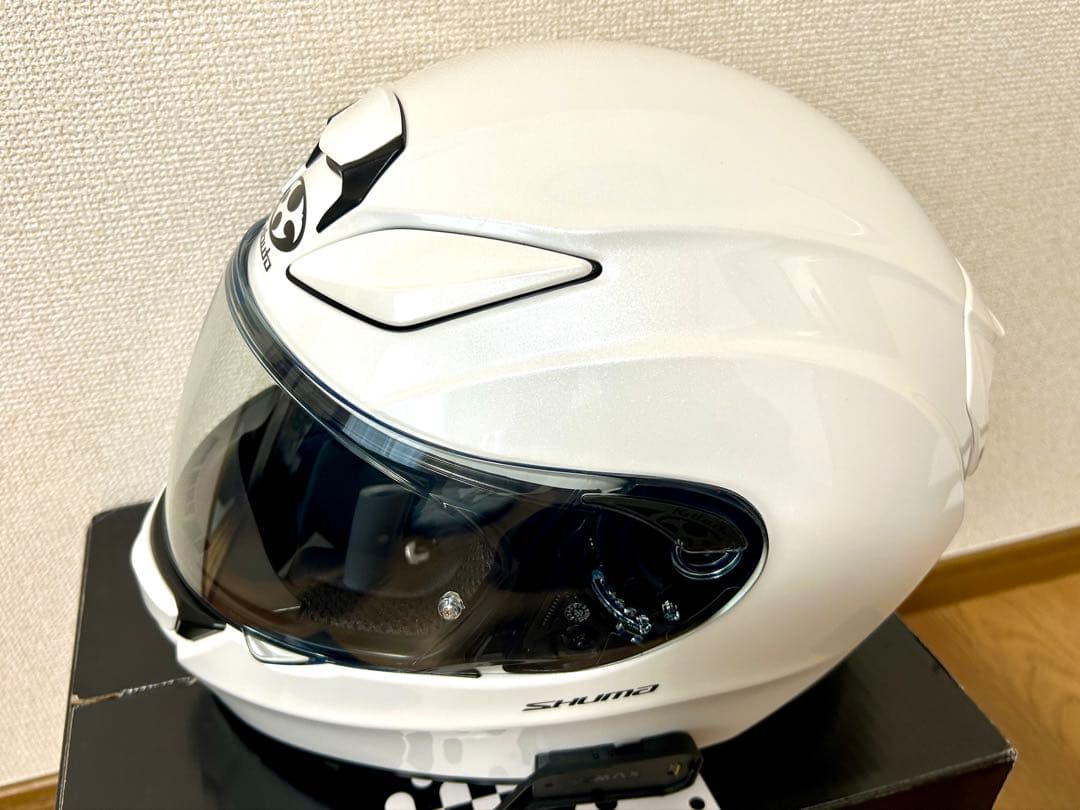 OGK KABUTOカブト SHUMA シューマ パールホワイト Lサイズ