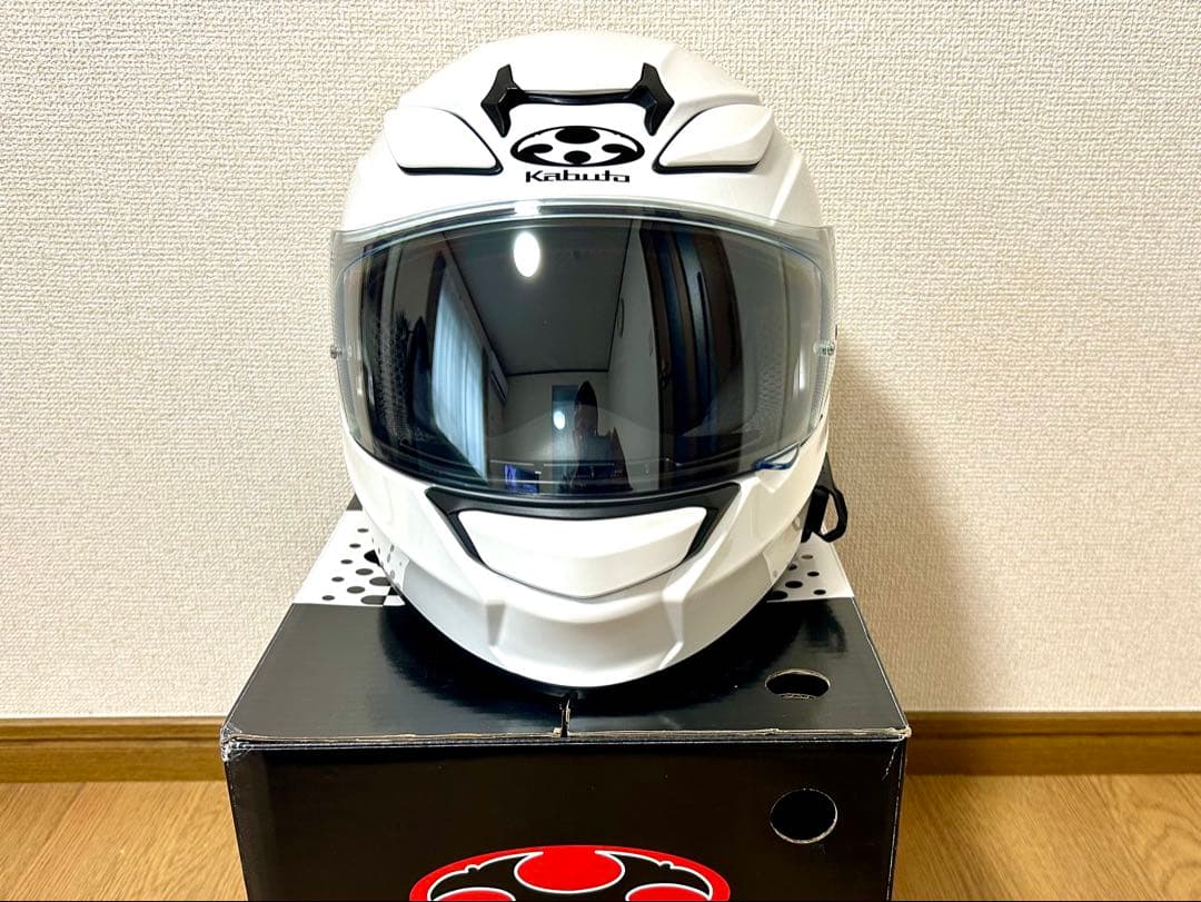 OGK KABUTOカブト SHUMA シューマ パールホワイト Lサイズ