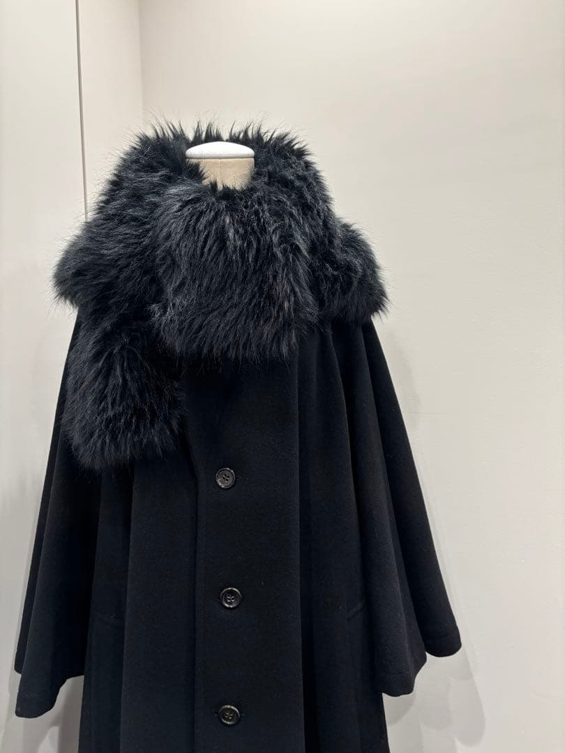 ［80年代］コムデギャルソン　ファーケープコート　ヴィンテージ　アーカイブ