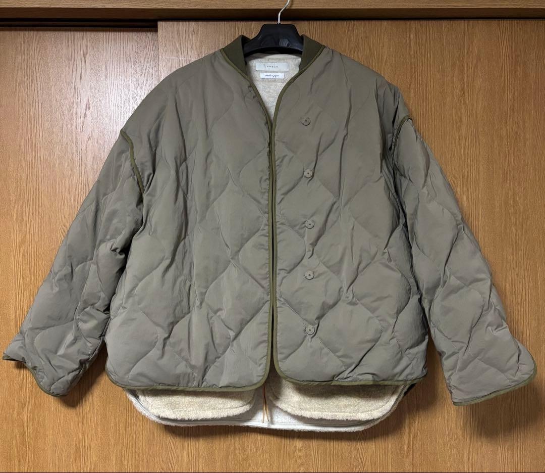 ARGUE／LEYERED QUILTING＆WOOLBOA JUMPER