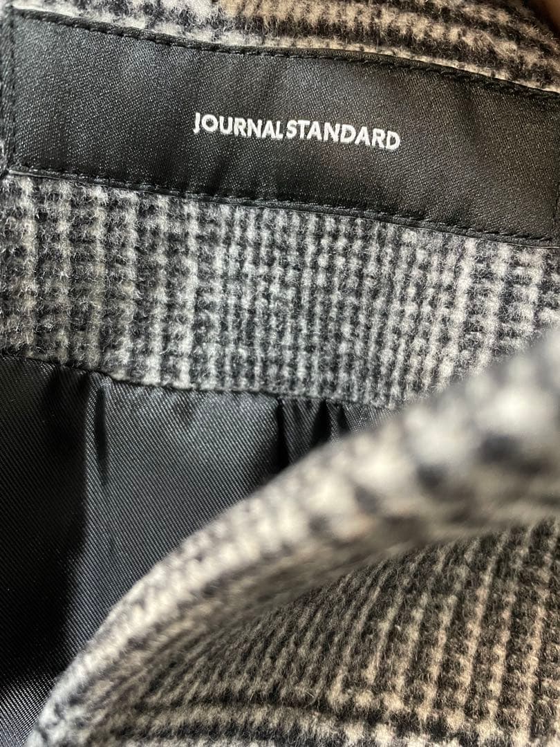 JOURNAL STANDARD スーパー140ノーカラーショートコート
