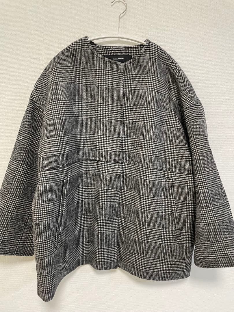 JOURNAL STANDARD スーパー140ノーカラーショートコート