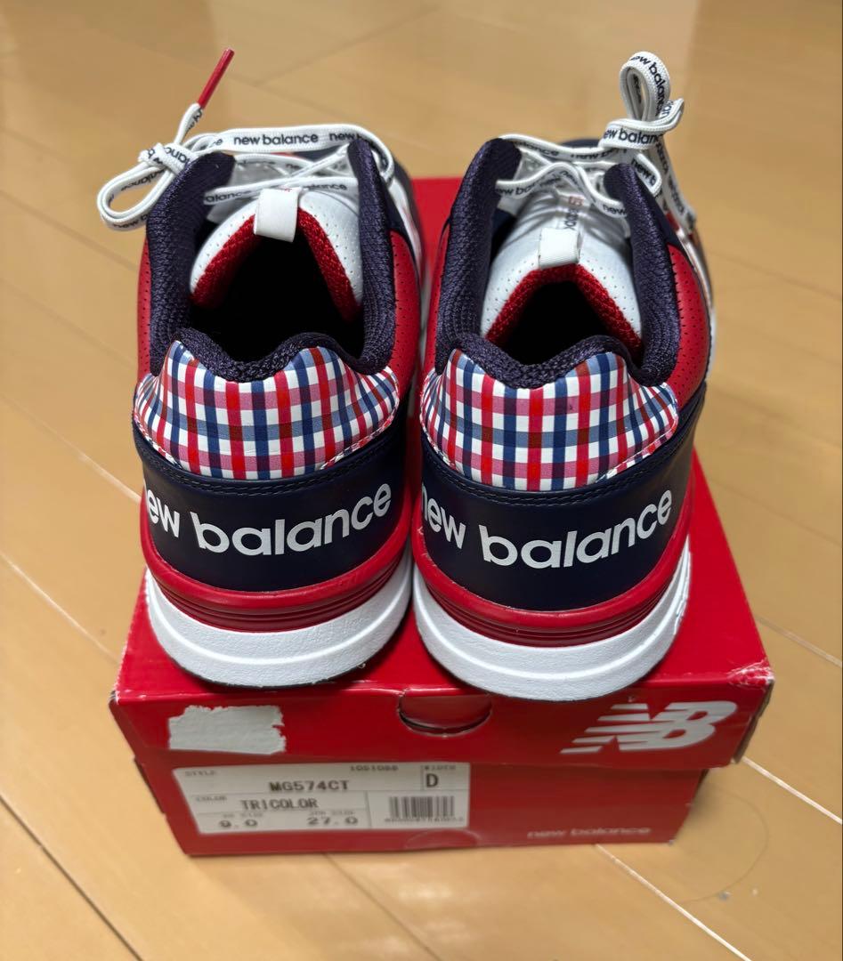 New Balance ゴルフシューズ ネイビー/ホワイト/レッド