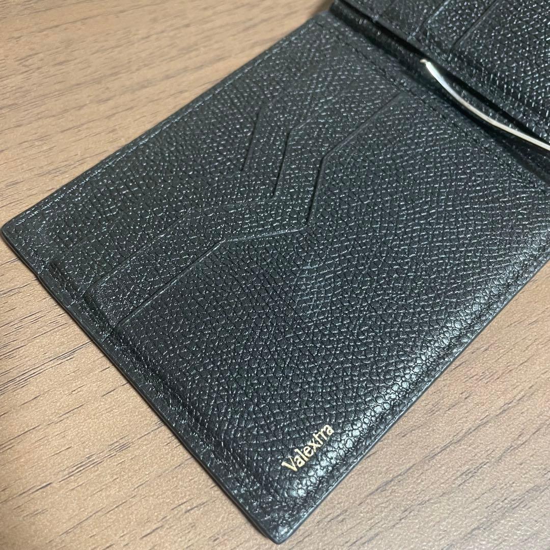最終値下げ 【美品】Valextra マネークリップ ブラック