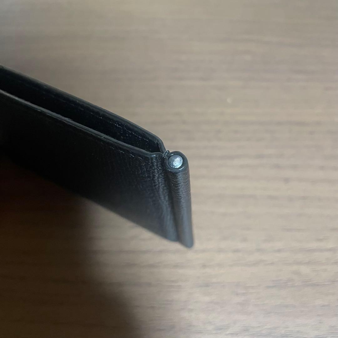 最終値下げ 【美品】Valextra マネークリップ ブラック
