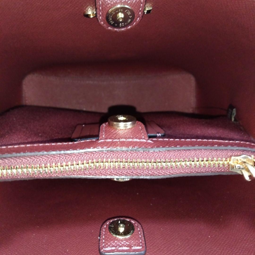 COACH タウン バケット バッグ ショルダーバッグ シグネチャー レザー