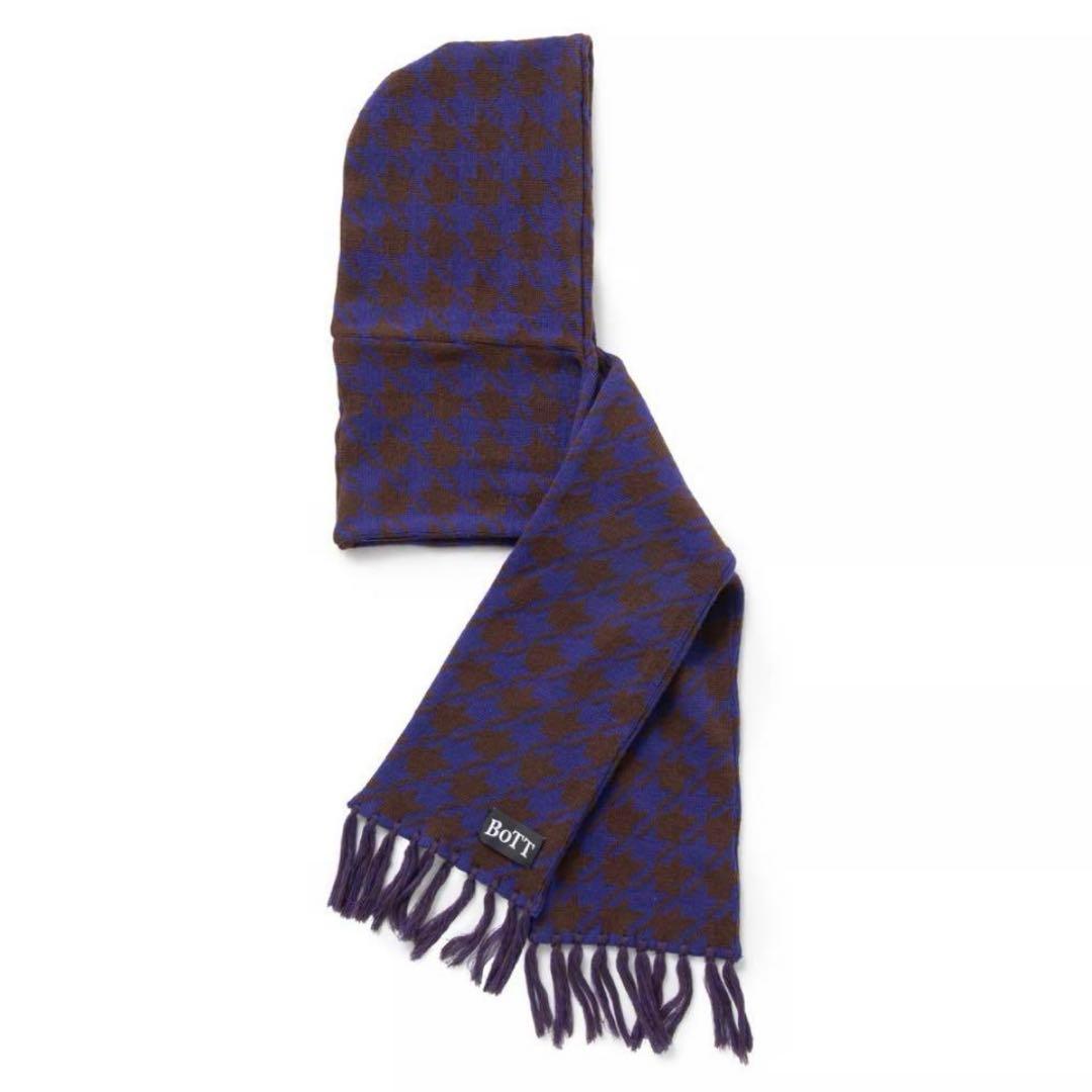 季節セール！BOTT HOUNDSTOOTH HOODED SCARF