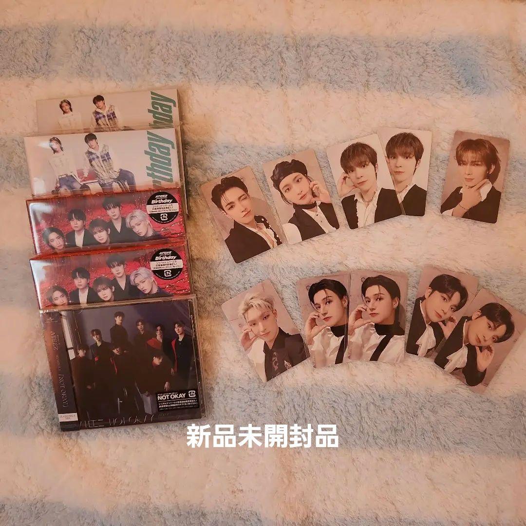 ATEEZ 未開封CD ×5 購入特典トレカ まとめ売り‼️