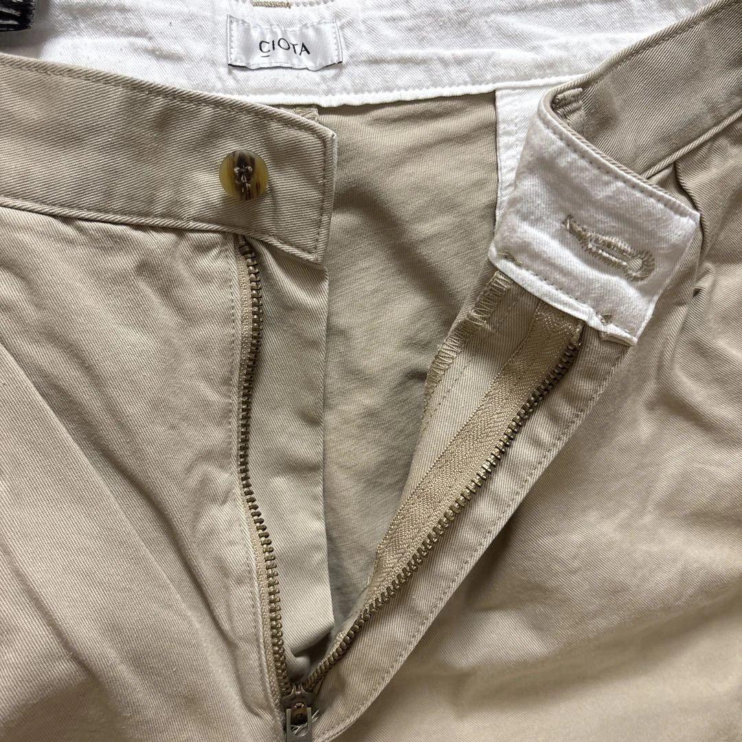 CIOTA シオタ ツータックチノパンツ