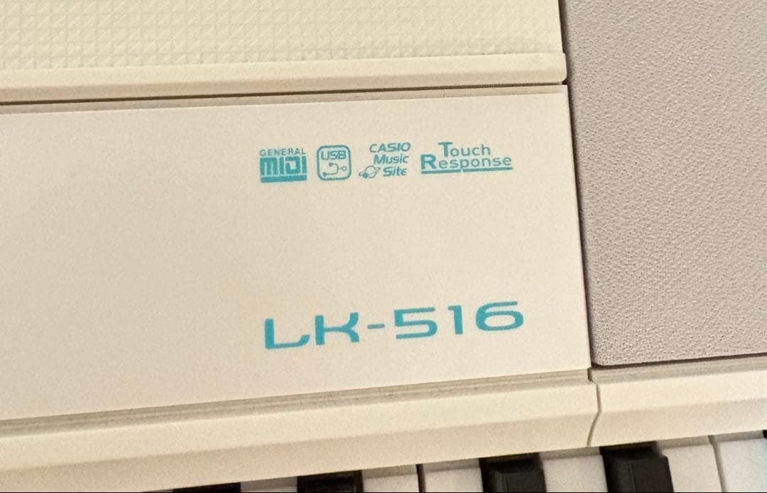 【美品】カシオ CASIO 光ナビゲーション キーボード LK-516 20年製