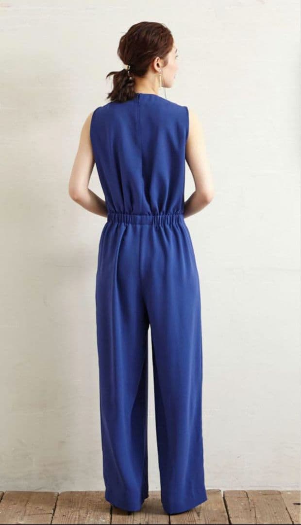 AIMER ノースリーブ オールインワンパンツドレス M（9号）