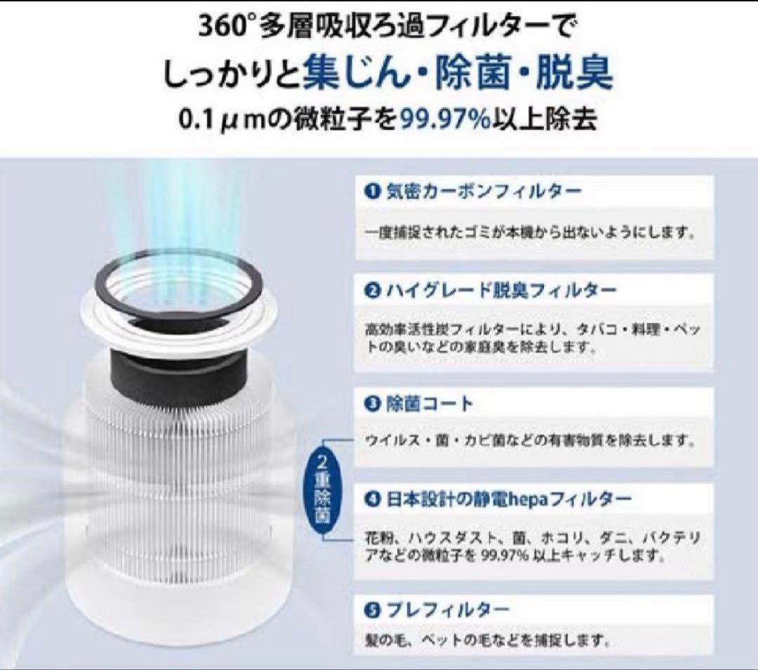 【新品未使用】レボルト levoit　空気清浄機 lap-c303 ホワイト