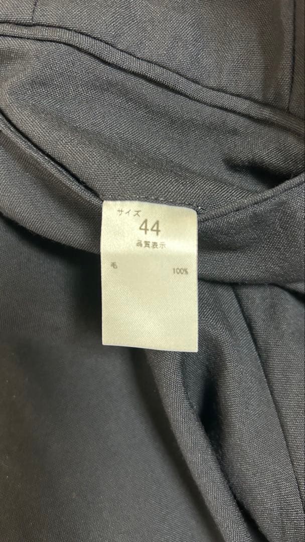 NEAT 黒 ワイドパンツ プリーツ入り 44