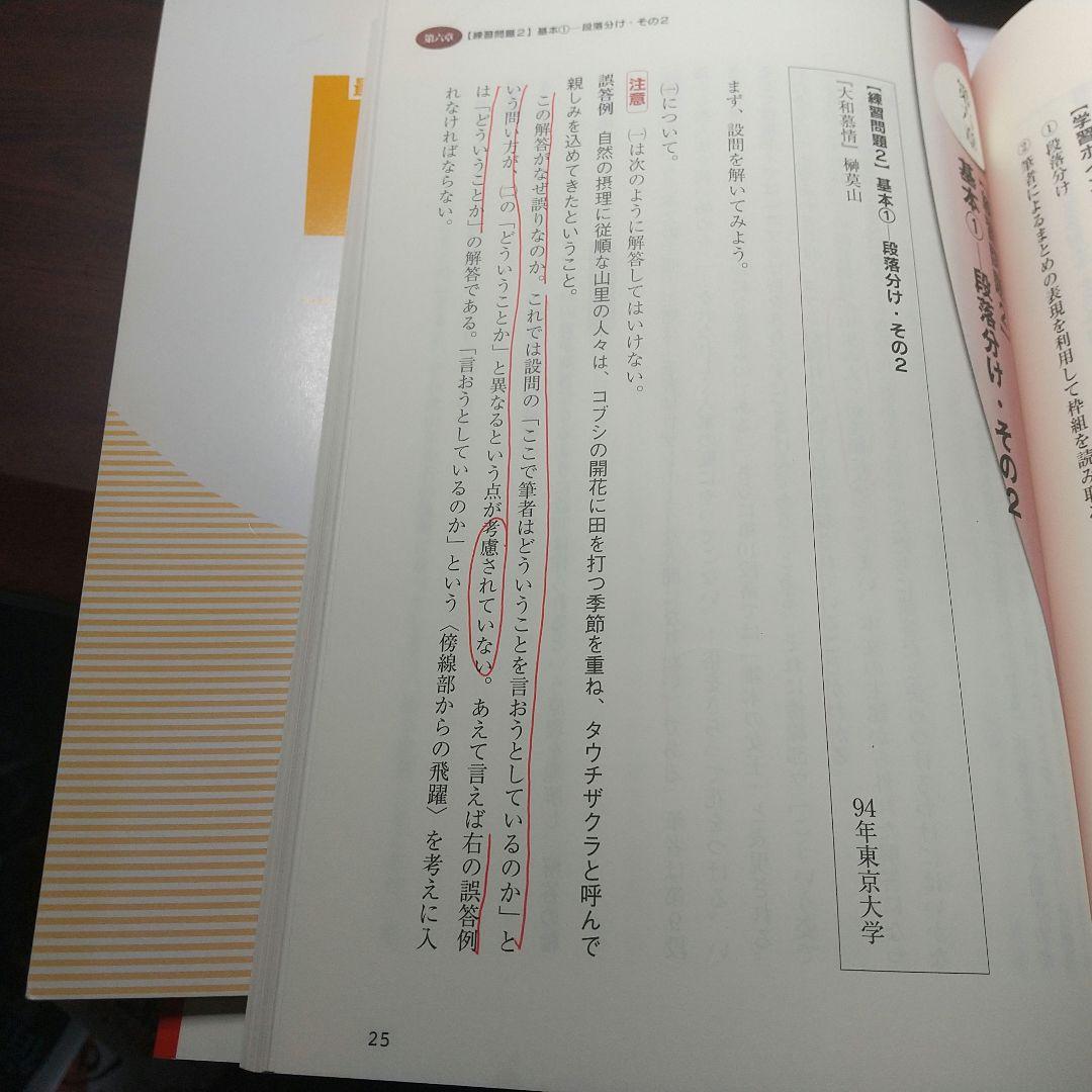 現代文読解の基礎講座　ライジング現代文　二冊