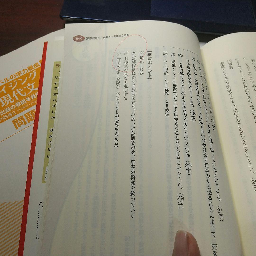 現代文読解の基礎講座　ライジング現代文　二冊