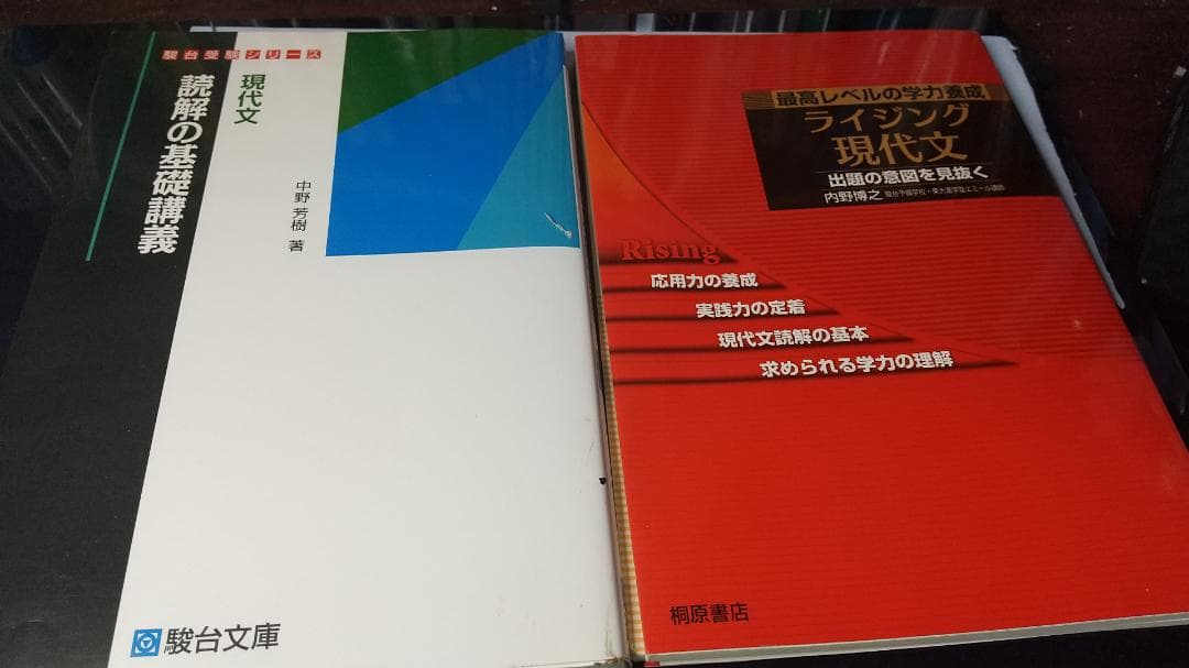 現代文読解の基礎講座　ライジング現代文　二冊