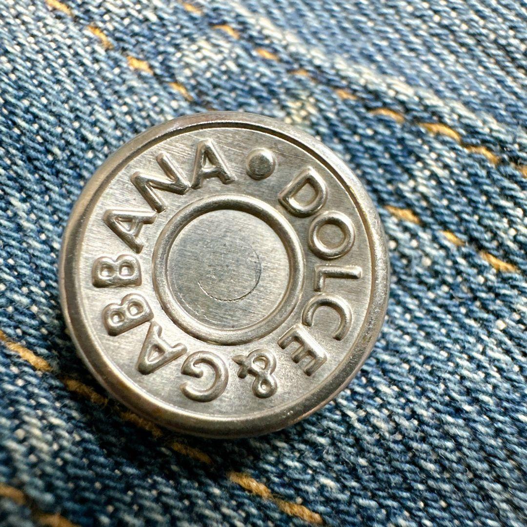 DOLCE&GABBANA デニムジャケット 38 ラインストーン アーカイブ