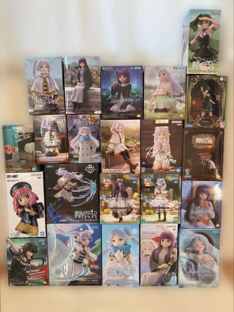 【開封品】人気アニメ　プライズフィギュアまとめ売り　22点セット　フリーレン　他