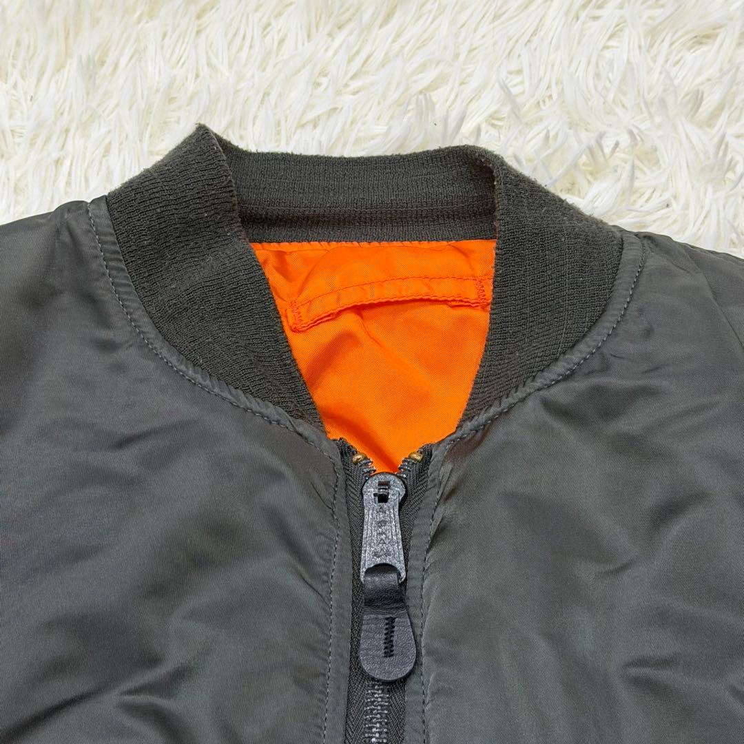 819　アルファインダストリーズ MA-1フライトジャケット　USA製　L