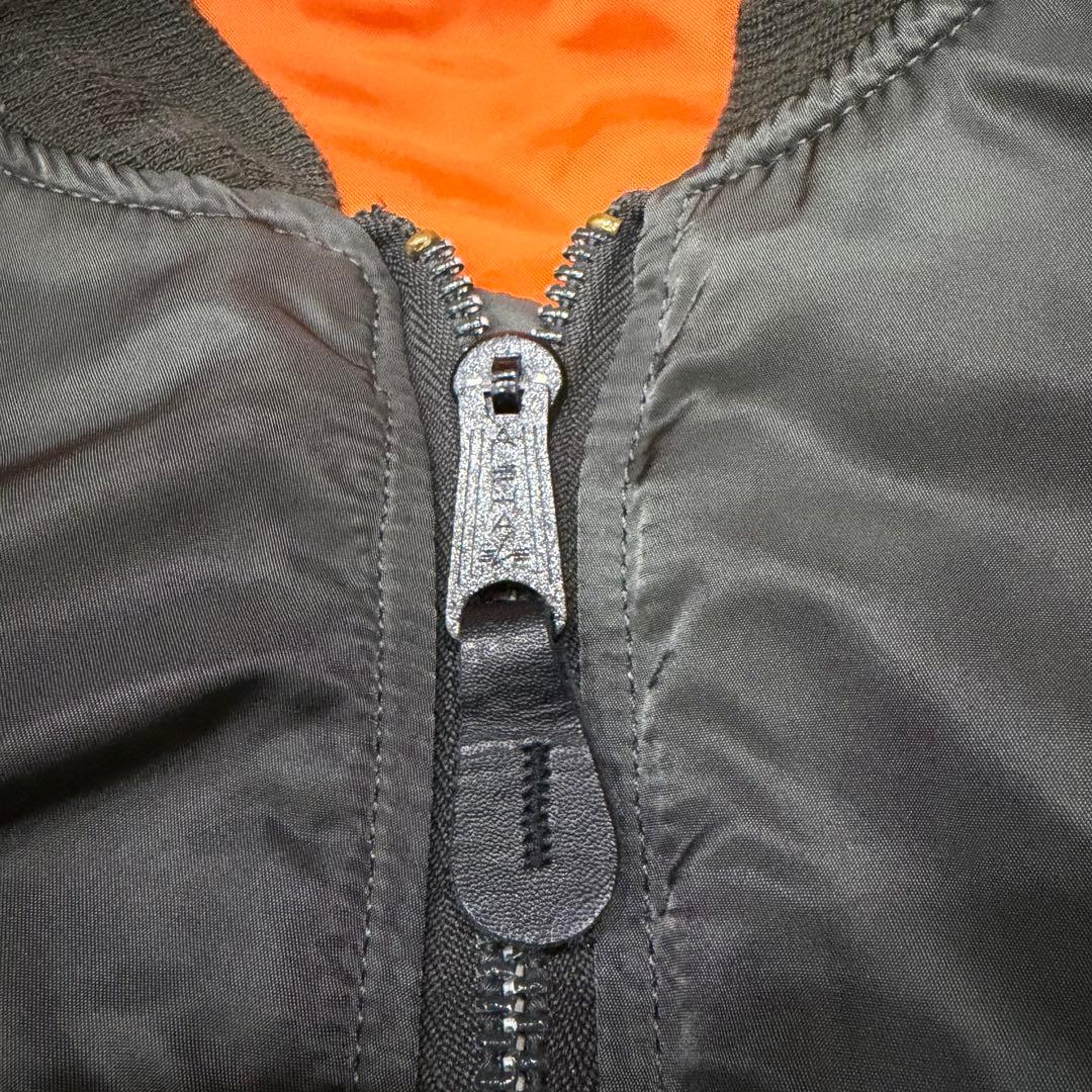 819　アルファインダストリーズ MA-1フライトジャケット　USA製　L