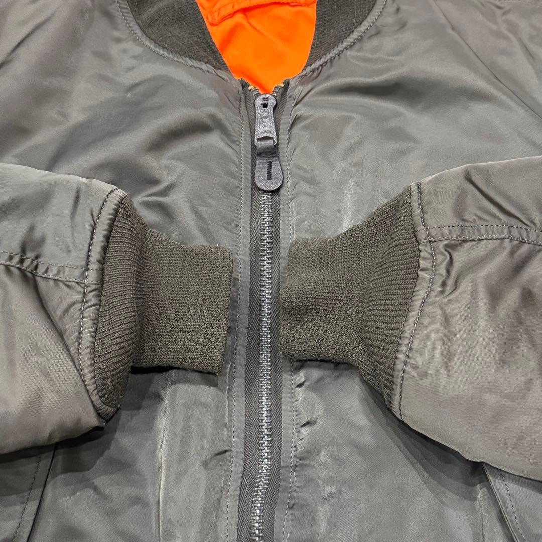 819　アルファインダストリーズ MA-1フライトジャケット　USA製　L