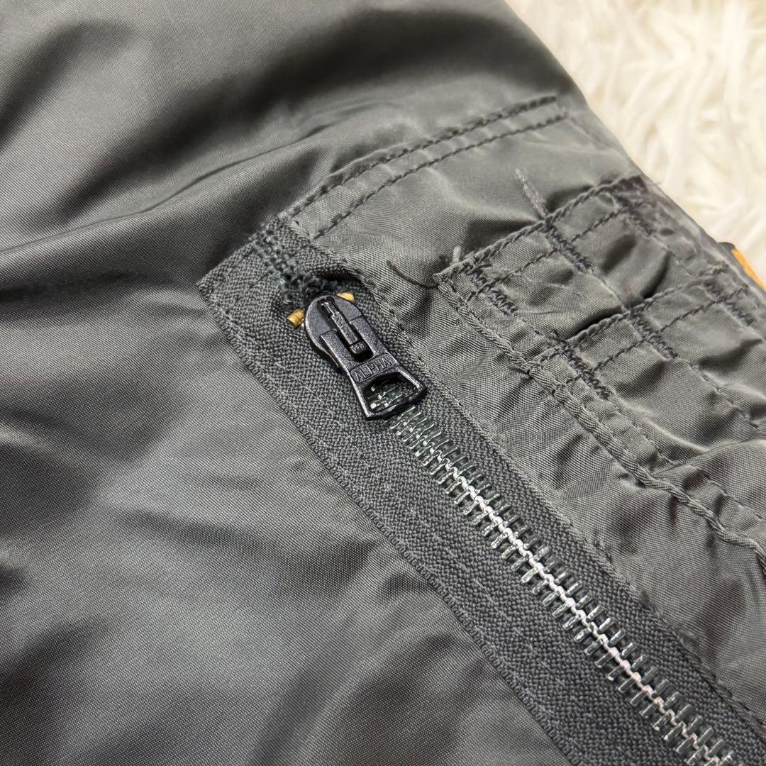 819　アルファインダストリーズ MA-1フライトジャケット　USA製　L