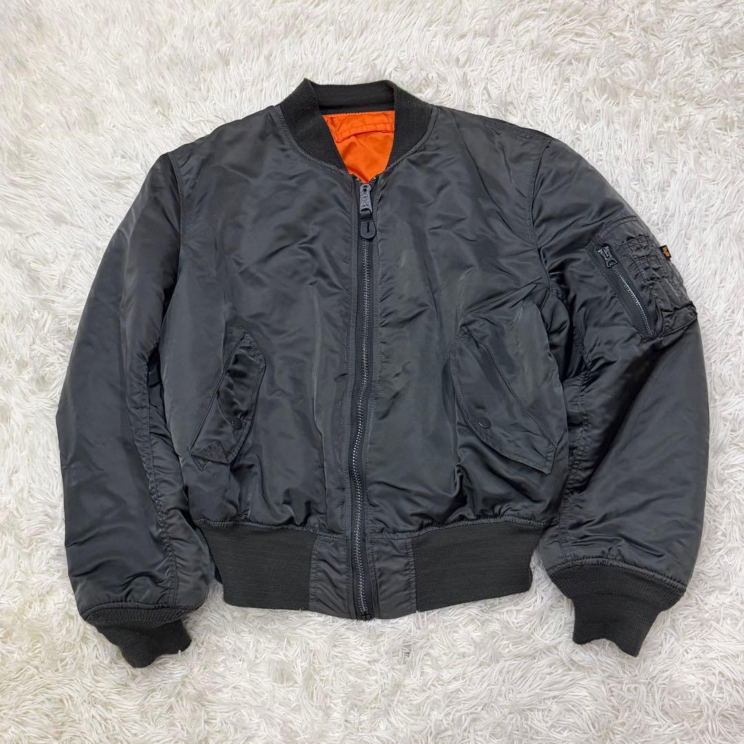 819　アルファインダストリーズ MA-1フライトジャケット　USA製　L